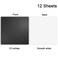 YINUOYOUJIA Black Glitter Cardstock Paper 12 Sheets 12 x 12 Heavyweight Glitter Cardstock Construction Premium Sparkly Paper for Cricut Machine Craft Scrapbooking DIY Projects Decorations 300GSM
