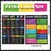 Yisong 4 Pcs Commonly Confused Words Posters English Educational Poster Extra Large Grammar Learning Charts Other Ways to Say Synonyms for Elementary Middle High School Classroom Decoration 17 x 22 In