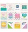Carson Dellosa Education Creatively Inspired 12Piece Posters Motivational 85 x 11 Wall Art With Rainbows and Positive Affirmations for Bulletin Board Boho Decor Classroom Must Haves