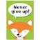 Creative Teaching Press Never give up Woodland Friends Inspire U Poster CTP 8696