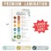 Hadley Designs 8 Calming Corner Posters for Classroom Must Haves Calm Down Corner Supplies with Emotions ChartSchool Counselor Mental Health Poster Feelings Chart For Kids Greenery Classroom Decor