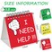 Harloon 48 Pcs I Need Help Mini Flip Chart Signs Self Assessment Cards Behavior Management Classroom Tools for Kids Teachers Classroom School Behavior Educational and Learning Activities Supplies