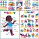 Youngever 12 Pack Laminated Educational Preschool Posters for Toddlers and Kids Learning Classroom Teaching Alphabet ABC 16 x 11 inch