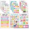 Hadley Designs 16 Educational Posters for Classroom Must Haves Laminated PreK Posters for Toddler Homeschool Essentials Toddler Preschool Learning Activities Kindergarten Classroom Decor