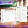 Scribbledo 2 Pack Dry Erase Multiplication Chart Whiteboard 9 x 12 Multiplication Table l Double Sided Times Table Math Manipulatives White Board for Kids Students Classroom and Home Mini Whiteboard L