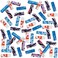 Fun Express Bulk Foam Pencil Grips 48 Pack Classroom Teacher Handouts and Writing Supplies for Kids