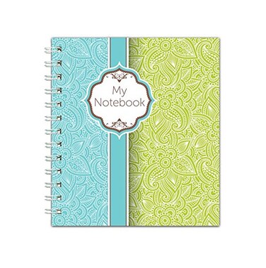 Channie's Channies Handwriting Improvement Spiral Notebook Stylish Visual Writing Printing Aid for Elementary School Students and Special Needs Kids Teens 120 Pages Thick Paper Size 105 x 95