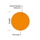 CLEVER SIGNS 30 Pcs 4 Vinyl Dots for Classroom and Kindergarten Perfect for Floor Marking School Games and Teaching Removable Floor Stickers for Classroom Line Up Spots for Classroom FloorORANGE