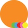 CLEVER SIGNS 30 Pcs 4 Vinyl Dots for Classroom and Kindergarten Perfect for Floor Marking School Games and Teaching Removable Floor Stickers for Classroom Line Up Spots for Classroom FloorORANGE