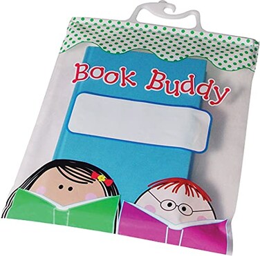 Creative Teaching Press Stick Kids Book Buddy Bags CTP Classroom Supplies MultiColor Pack of 6 10 12 x 12 12