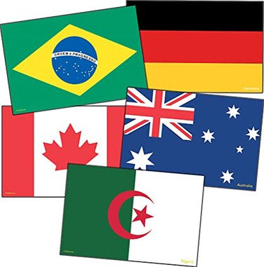 Edupress International Flags Accents EP63238 4 x 6 Inches