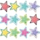 Fancy Land Jumbo Star Cutouts Bulletin Board Large Paper Star DieCuts Star Classroom Decorations for Back to School DIY Craft Supplies 12Pcs