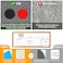 IKAYAS 50 Pcs 2 Inch Black Carpet Spot Markers Floor Dots Small Floor Circles Spots for Classroom Decoration Teacher Preshool Kids Supplies