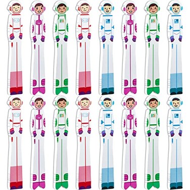 Junkin 32 Pcs Writing Tools Spacers for Writing Handwriting Spacer Tool Classroom Management Tools for Students to Learn Proper Word Spacing Spaceman