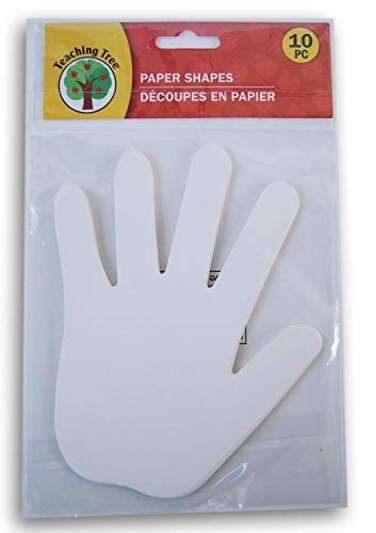 Teaching Tree Paper Shaped Decor Sheets Hands 10 Count