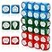 CHENGU 24pcs Reading Comprehension Cubes 3 Colored Language Reading Manipulatives Learning Cube Question Dice Tools for Elementary School Classroom Kids Teacher Teaching Supplies