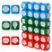 CHENGU 24pcs Reading Comprehension Cubes 3 Colored Language Reading Manipulatives Learning Cube Question Dice Tools for Elementary School Classroom Kids Teacher Teaching Supplies