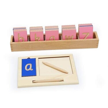 Amazing Child Mini Grooved Letter Tiles Lower Sassoon Case with Tray and Stylus