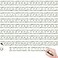 gisgfim 37 Piece Magnetic Numbers Line for Whiteboard Greenery Eucalyptus Integer Number Line for Classroom Wall 40 to 120 Dry Erase Number Bulletin Board Math Teacher Supplies