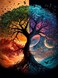 A8MENX0 Diamond Painting Kits for Adults Beginners Tree of Life 5D DIY Gem Art Kit with Full Drill Round Beads 12x16 Inch