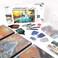 ArtSkills Diamond Painting Kit Diamond Art on Framed Canvas with Gem Storage Case and Accessory Kit Waterfall 3 Stretched Canvas Panels 14 x 7 Each