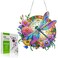 Koikify Diamond Painting Hanging Pendant Kit for Adults Flower Dragonfly Diamond Art Window Hanging Ornament with DoubleSided Pattern Indoor Home Decoration and Gift