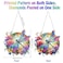 Koikify Diamond Painting Hanging Pendant Kit for Adults Flower Dragonfly Diamond Art Window Hanging Ornament with DoubleSided Pattern Indoor Home Decoration and Gift