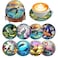 Meothan 8 Pcs Diamond Art Coasters Kits for Adults with Holder Cork Pads Diamond Dots Art Painting Coasters Crafts Kit for Home Office Decor Different Animals