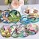 Meothan 8 Pcs Diamond Art Coasters Kits for Adults with Holder Cork Pads Diamond Dots Art Painting Coasters Crafts Kit for Home Office Decor Different Animals