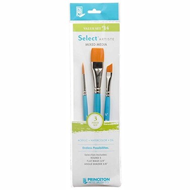 Princeton Art Princeton Select Artiste Brush Set No 14 Synthetic 3 Piece 1 Count