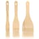 Patelai 3 Pieces Flat Hake Brushes for Watercolor Pottery Glaze Artist Ceramic Acrylic Painting Brushes Set