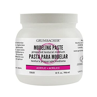 Grumbacher Acrylic Modeling Paste 32 Oz Jar