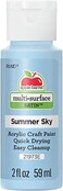 Apple Barrel Multi Surface Acrylic Paint 2 oz Summer Sky 2 Fl Oz