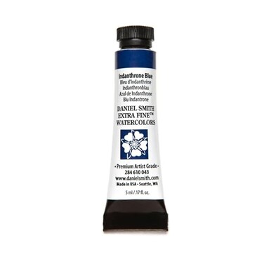 DANIEL SMITH Daniel Smith Extra Fine Watercolor Paint 5ml Tube Indanthrone Blue 284610043