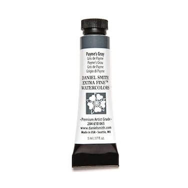 DANIEL SMITH Daniel Smith Extra Fine Watercolor Paint 5ml Tube Paynes Gray 284610065 017 Fl Oz Pack of 1