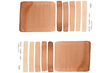 DANIEL SMITH Daniel Smith Watercolor Half Pan Burnt Sienna Light 284650230