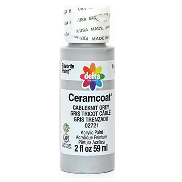 Delta Creative Delta Ceramcoat Acrylic Paint 2 oz Cableknit Gray20002721