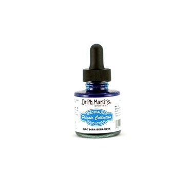 Dr. Ph. Dr Ph Martins Spectralite Private Collection Liquid Acrylics 29PC Arcylic Paint Bottle 10 oz Bora Bora Blue 1 Bottle