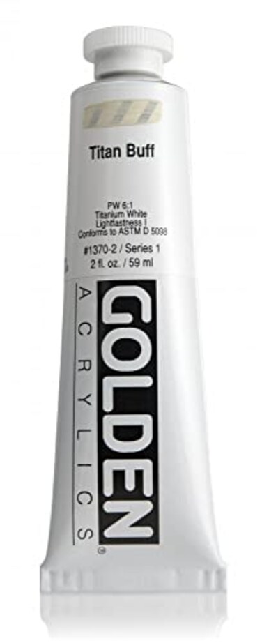 GOLDEN Golden GLDNHB13702 Heavy Body Acrylic Paint 2 oz Titan Buff