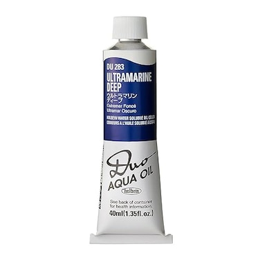 Holbein Duo Watersoluble Oil Colors Ultramarine Deep N 40ml Tube