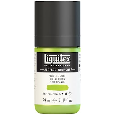 Liquitex Professional Acrylic Gouache 2oz 59ml Bottle Vivid Lime Green