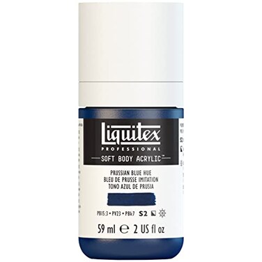 Liquitex Professional Soft Body Acrylic Paint 59ml 2oz Bottle Prussian Blue Hue