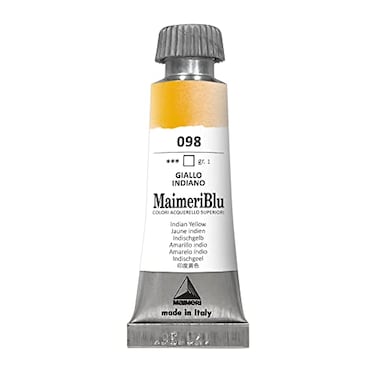 Maimeri Blu Watercolor Tube 12ml Indian Yellow 098
