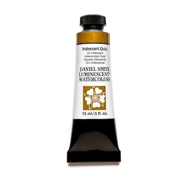 DANIEL SMITH Extra Fine Watercolor Paint 15ml Tube Iridescent Gold 284640017 05 Fl Oz Pack of 1