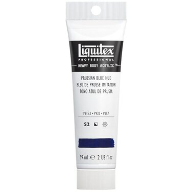 Liquitex Professional Heavy Body Acrylic Paint 2oz 59ml Tube Prussian Blue Hue