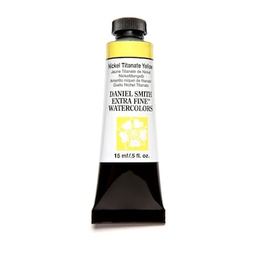DANIEL SMITH Daniel Smith Extra Fine Watercolor Paint 15ml Tube Nickel Titanate Yellow 284600062 05 Fl Oz Pack of 1