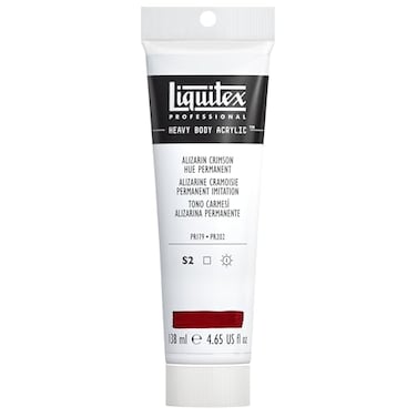 Liquitex Professional Heavy Body Acrylic Paint 465oz 138ml Tube Alizarin Crimson Hue Permanent