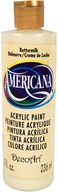DecoArt DA039 Americana Acrylics 8Ounce Buttermilk
