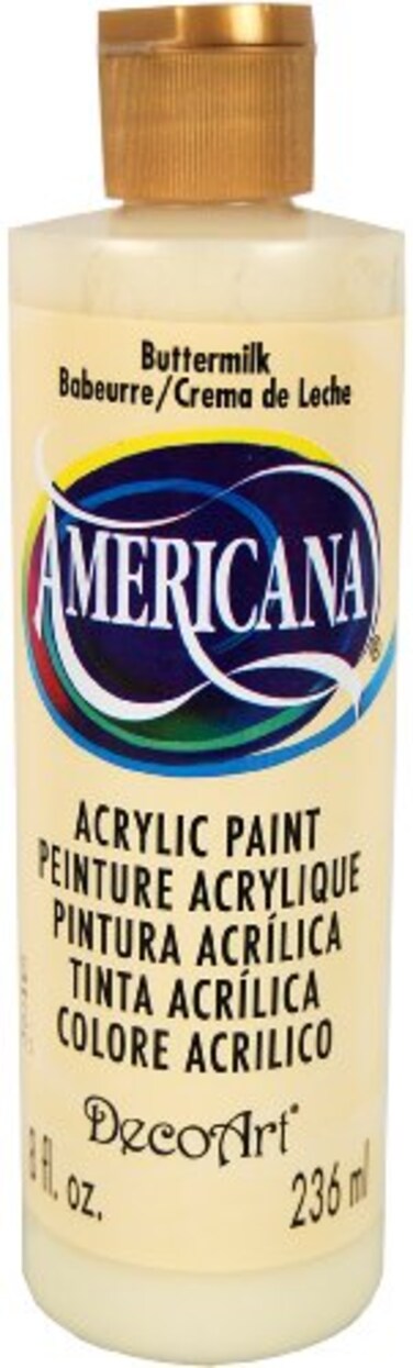 DecoArt DA039 Americana Acrylics 8Ounce Buttermilk