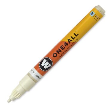 MOLOTOW ONE4ALL Acrylic Paint Marker 2mm Nature White 1 Each 127235